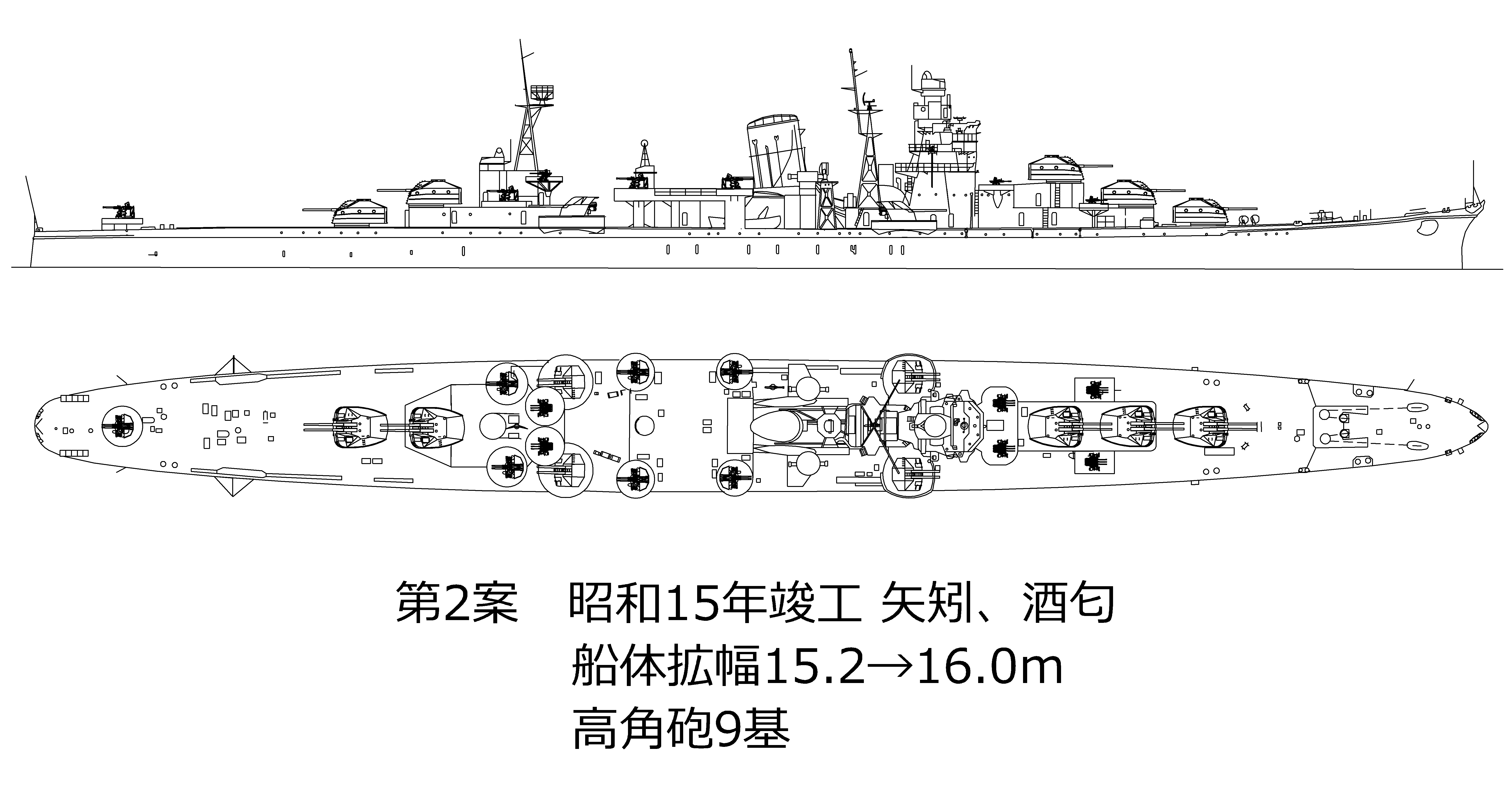 仮想艦隊２１．防空軽巡洋艦 阿賀野型